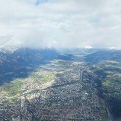Flugwegposition um 14:24:24: Aufgenommen in der Nähe von Innsbruck, Österreich in 2232 Meter